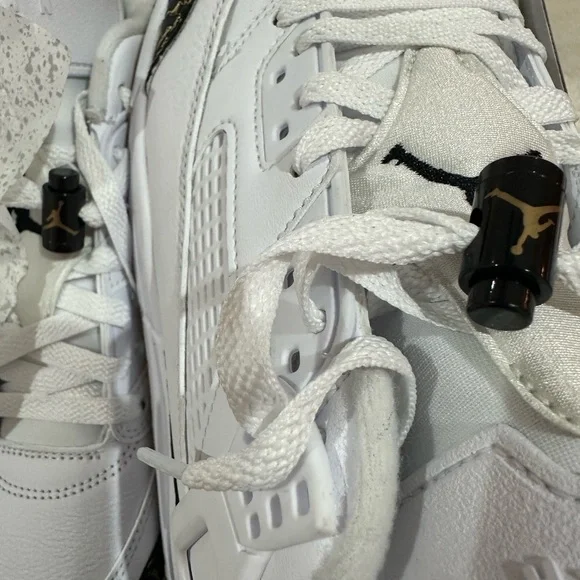 Nike Air Jordan Spizike Low White Gold Mens US Size 8.5 Women 10 Shoes New